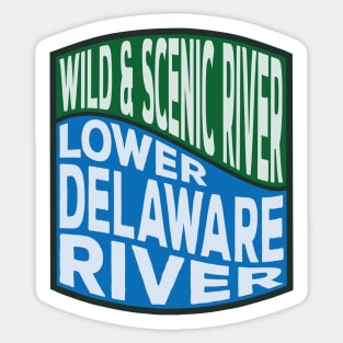 Lower Delaware National Wild and Scenic River Wave Sticker